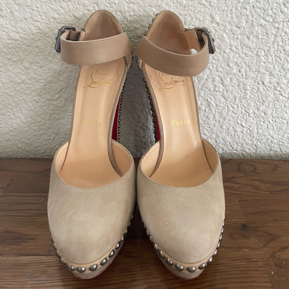 Christian Louboutin Studded Platform Pumps